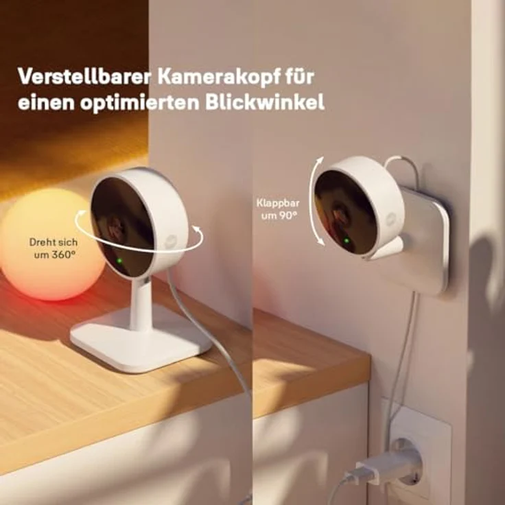 Yale Smart Indoor Camera - Intelligente WLAN Innen-Überwachungskamera – Bild 5