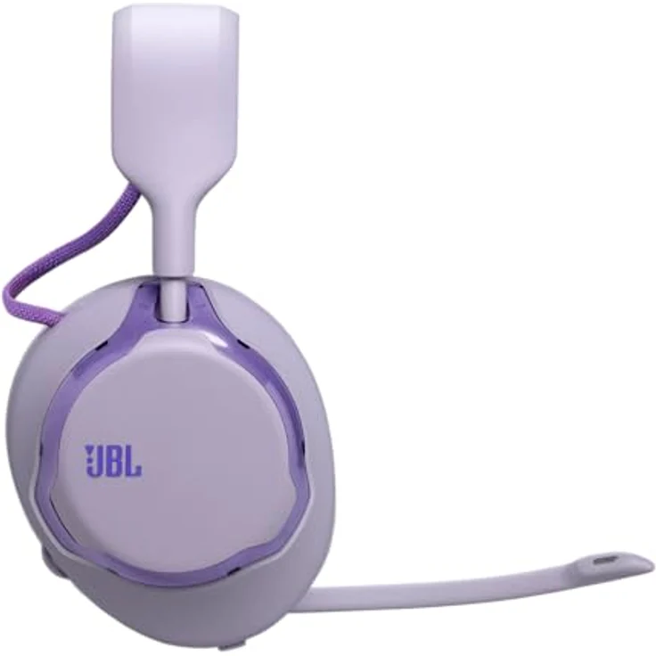 JBL Quantum 650, Kabelloses Bluetooth-Gaming-Headset mit JBL Quantum Raumsound, Noise-Cancelling-Mikrofon, 45-Stunden-Akku und Multi-Plattform-Kompatibilität, Lila – Bild 3