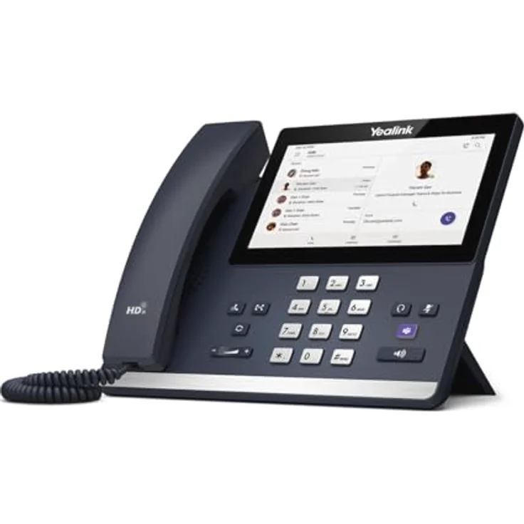 Yealink MP56 E2 Teams Systemtelefon, VoIP mit 7 Zoll Touchscreen, graues Design, Optimal HD Audio, PoE-Unterstützung – Bild 3