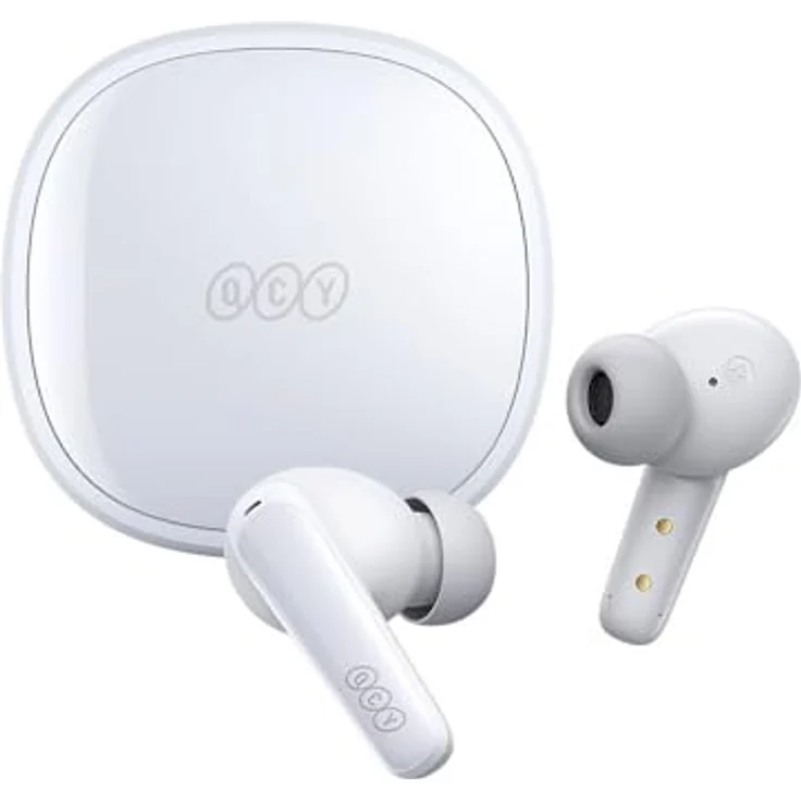 QCY Wireless Earphones TWS T13x (White) - ANC, 8 h, Kabellos, Kopfhörer, Weiss – Bild 4