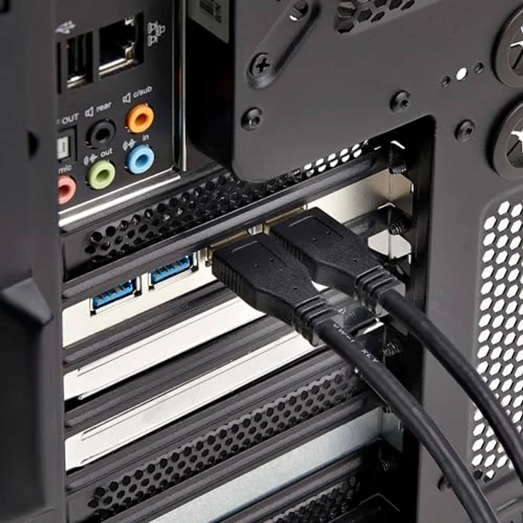StarTech.com 4-Port USB PCIe Karte, USB 3.2 5Gbps, mit 4 unabhängigen USB-Controllern, Schwarz – Bild 3