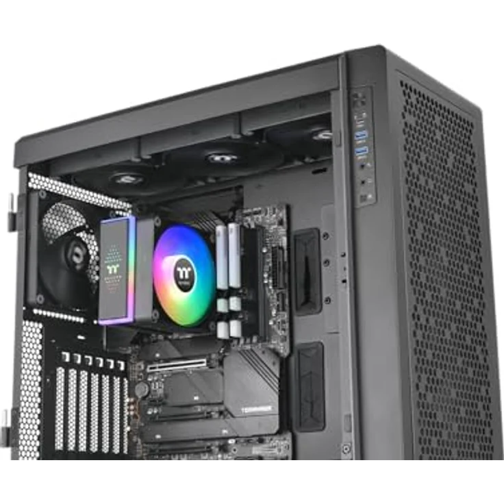 Thermaltake ASTRIA 200 ARGB Lighting, CPU Kühler mit 210W TDP, schwarz – Bild 6