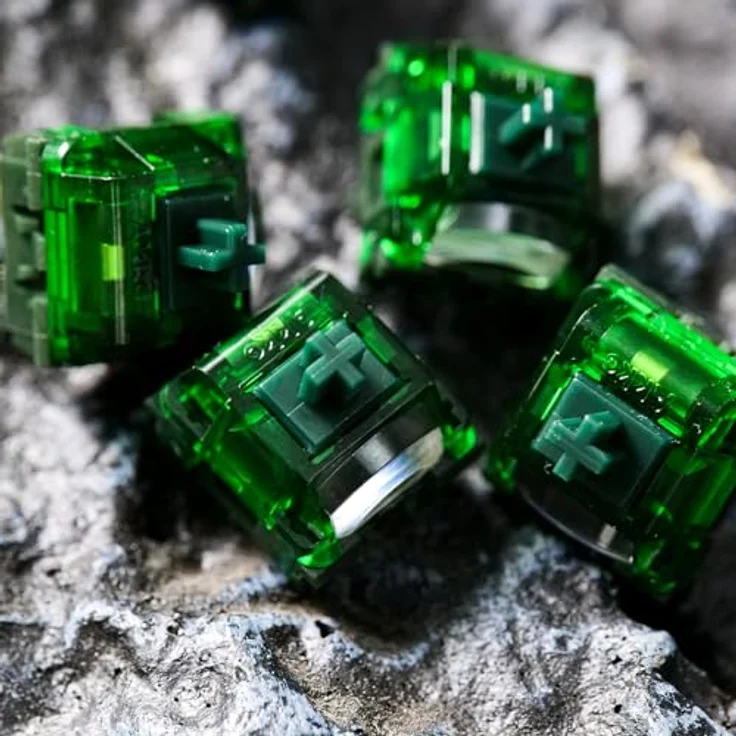 Akko Monsgeek Green Fog Switch, mechanisch, 3-Pin, linear, MX-Stem, 60g - 45 Stück - Akko Monsgeek Green Fog Switch, 60g, linear, MX-Stem, 3-Pin - 45 Stück – Bild 5