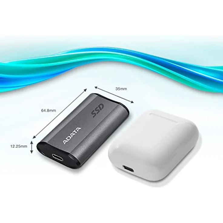 ADATA SE880 512 GB SSD, grau, USB-C 3.2 Gen 2x2 (20 Gbit/s) – Bild 4