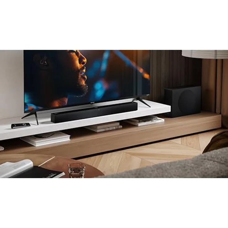 Sharp HT-SBW310, Soundbar mit kraftvollem Sound, schwarz – Bild 12