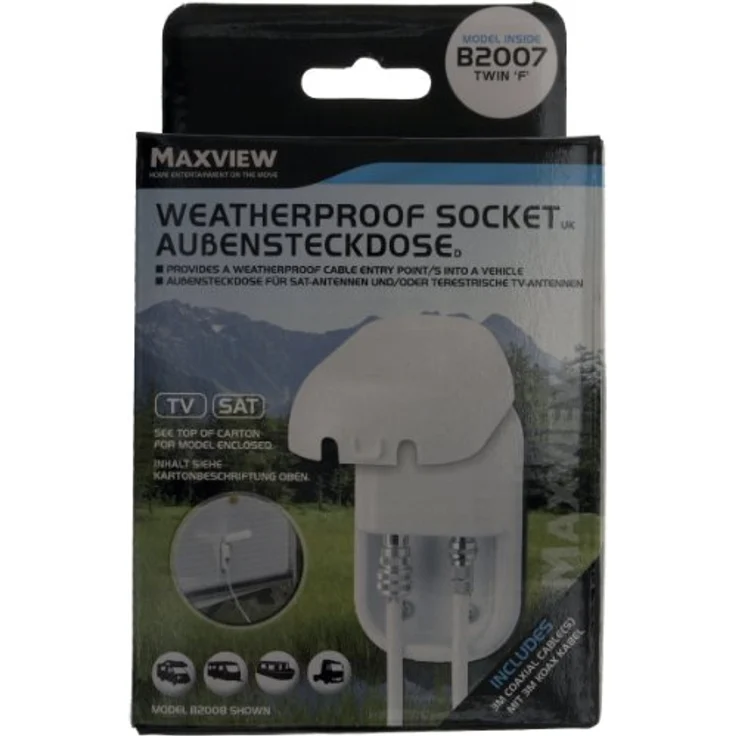 Maxview Sat-Außensteckdose Twin F- - F- – Bild 3
