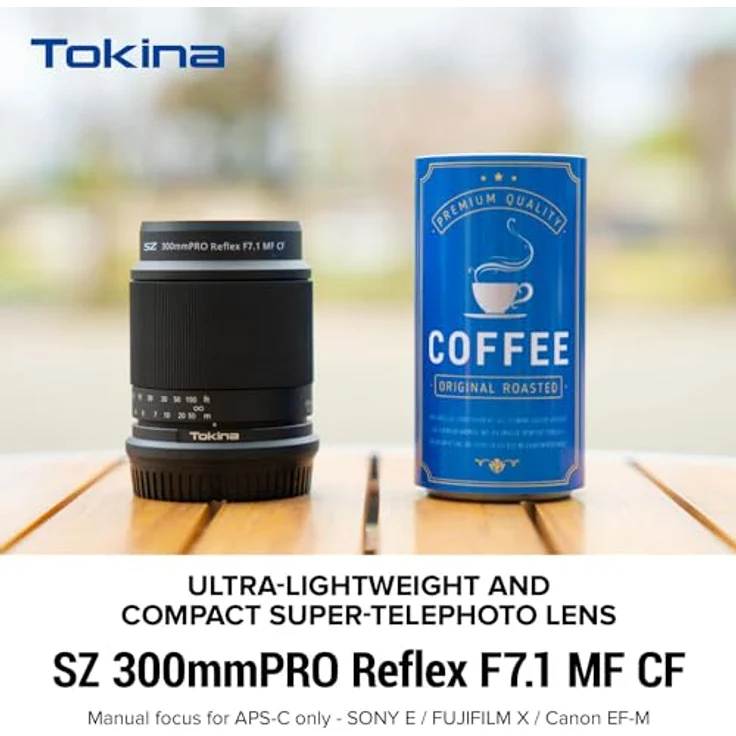 Tokina SZ-Pro 300mm F7.1 MF Sony E-Mount, Katadioptrisches Spiegel Tele-Objektiv mit 270° Fokusdrehwinkel und optimierter Vignettierung – Bild 2