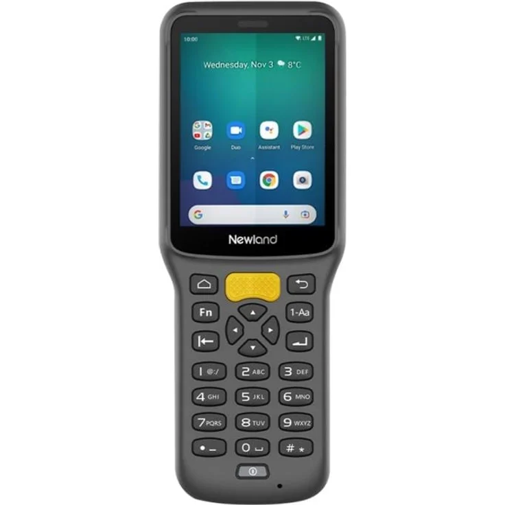 Newland MT37 MOBILE COMPUTER W/ 2.8" TS 1+8 BT WIFI 4G GPS NFC. INCL. (2D-Barcodes), Barcode-Scanner, Grau