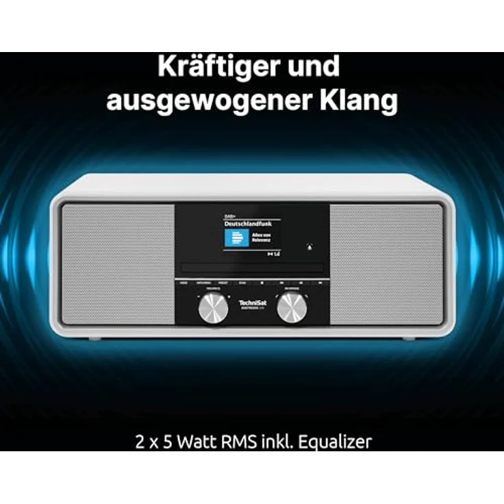 TECHNISAT DIGITRADIO 330, DAB+ Radio mit AM, FM und Bluetooth, Weiß – Bild 8