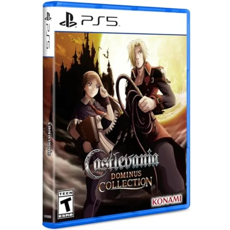 Limited Run Castlevania: Dominus Collection - Portrait of Ruin Cover (PS5), inklusive Dawn of Sorrow, Portrait of Ruin, Order of Ecclesia und Haunted Castle