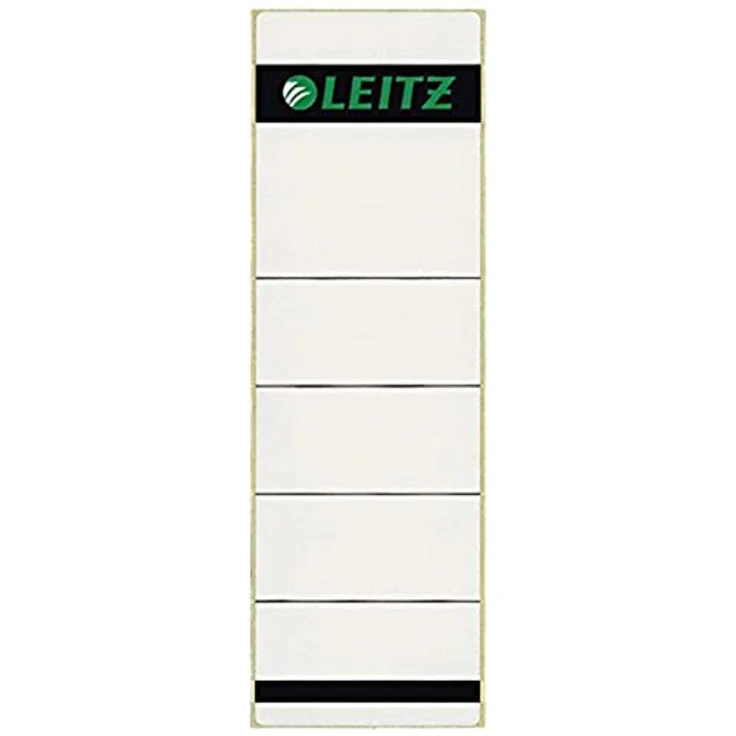 Leitz Rückenschilder 1642-10-85, grau, 61 x 192mm, selbstklebend, 100 Stück – Bild 1