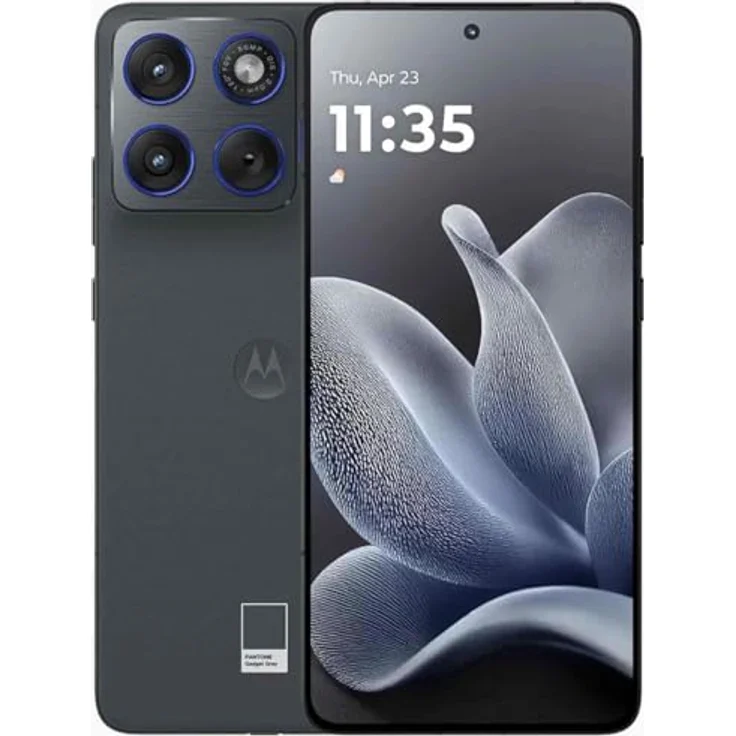 Motorola edge 70 Smartphone, 512GB, 16.9cm (6.67 Zoll) Super-HD-Display, 50-MP-Kamera, Gadget Gray, Android™ 16 – Bild 2