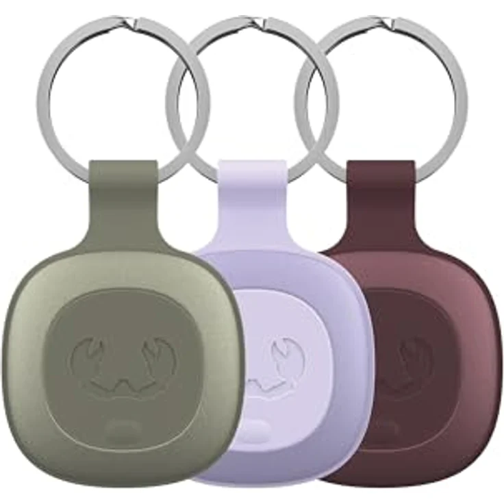 Fresh 'n Rebel Smart Finder - Funktioniert mit Apple Wo Ist? (IOS), Schlüsselfinder mit Lautsprecher, Smart Tag, IP67 Staub- und wasserdicht, (Dreamy Lilac, Dried Green, Deep Mauve, 3-Pack) – Bild 1