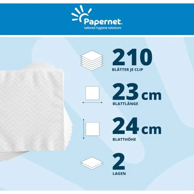 Papernet Hand Towel V-Fold Pure Cellulose, 2-lagig, 210x15 mm, COD 421567 – Bild 4