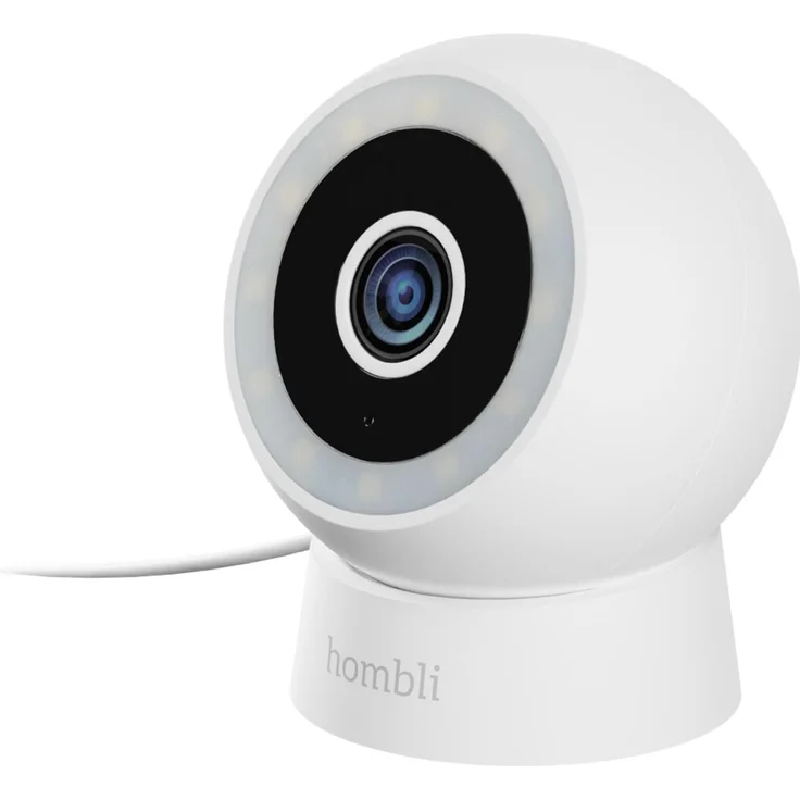 Hombli Compact Cam (2560 x 1440 Pixels), Netzwerkkamera, Weiss – Bild 1