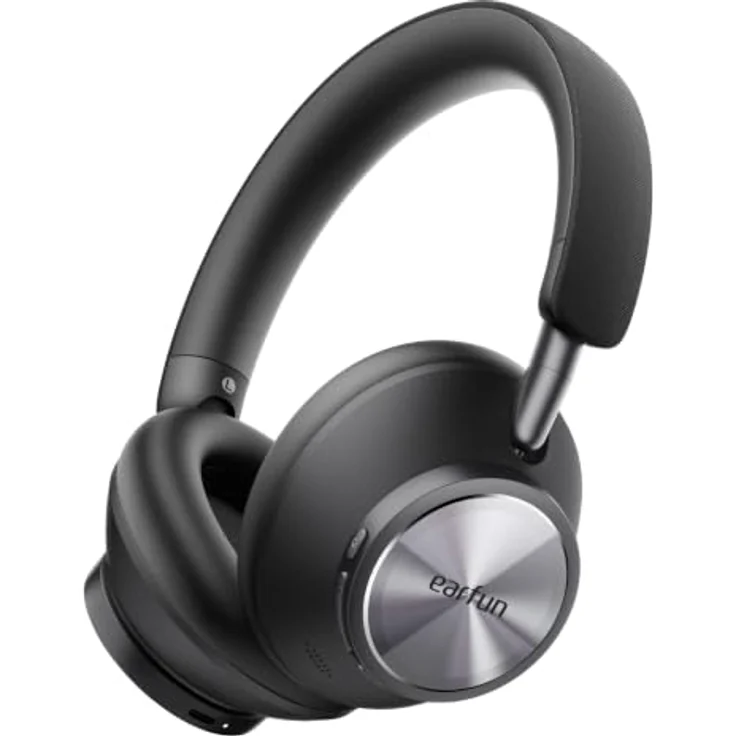 EarFun Wave Pro X, Noise Cancelling Kopfhörer mit Dual-Treiber, aptX Lossless Hi-Res Audio, 90 Std. Akku, 8 KI-Mikrofone, Bluetooth 6.0, Multipoint, App – Bild 1