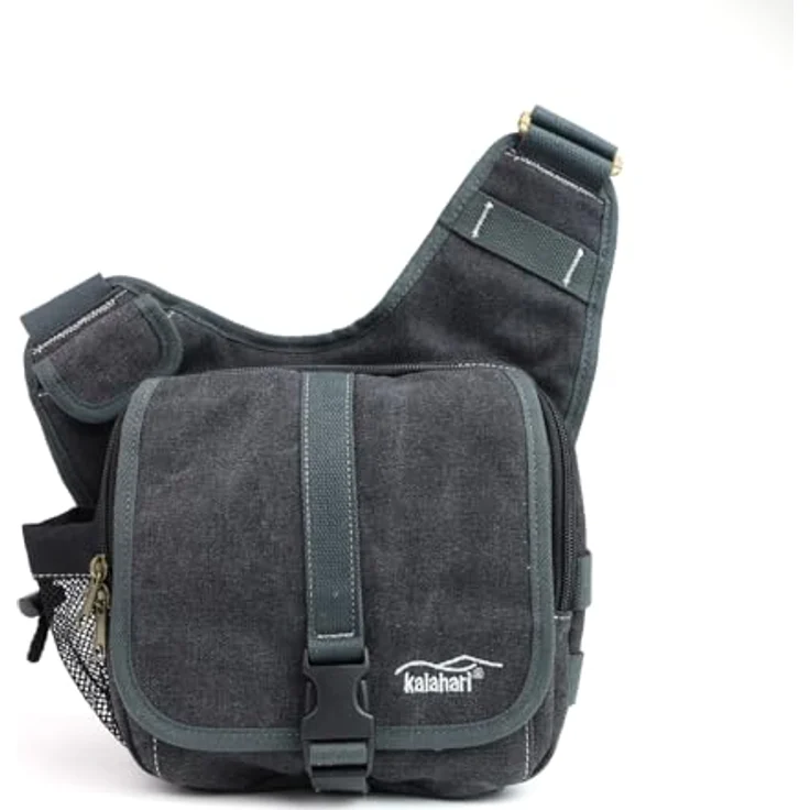 Kalahari K-51 Kikao Canvas Fototasche schwarz – Bild 2