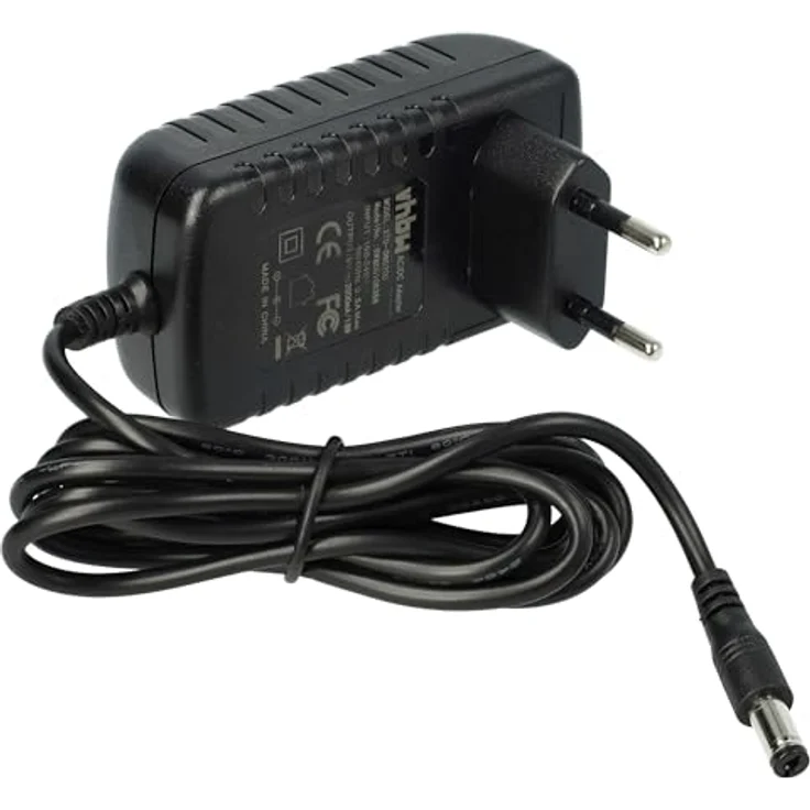 vhbw Netzteil kompatibel mit Dymo LabelManager LM-160, 9 V / 2 A, Euro-Stecker, schwarz – Bild 3