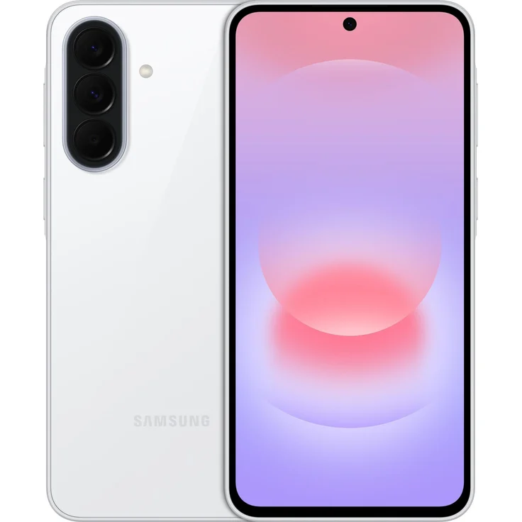 Samsung Galaxy A37 256GB Speicher, 6,7" FHD+ 120Hz, 50MP Kamera, 5.000mAh, Exynos 1480, Android 16, Energieeffizienzklasse A, Awesome White – Bild 1