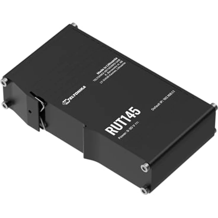 Teltonika RUT145, Router mit Wi-Fi 4 (802.11n) und RS485-Anschluss, schwarz – Bild 4