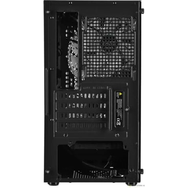 LOGIC ARAMIS ARGB Mini USB 3.0-Gehäuse, schwarzer Mini Tower mit ARGB-Beleuchtung und Platz für 2x 3,5" sowie 3x 2,5" HDDs – Bild 6