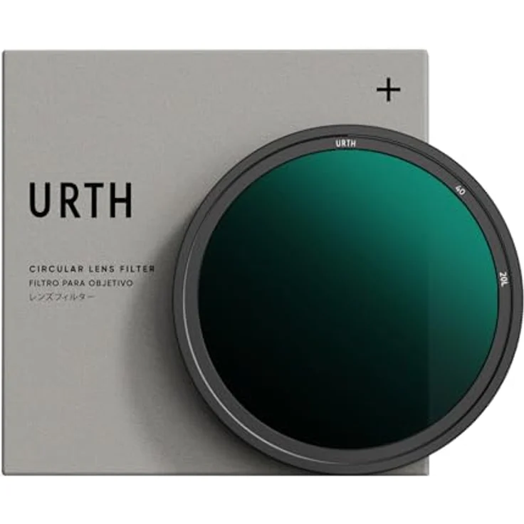 Urth 40,5 mm Polfilter (Polarisationsfilter) CPL + Graufilter ND64 Filter (Plus+), Reduziert Reflektionen, 6 Blendenstufen, SCHOTT Glas – Bild 1
