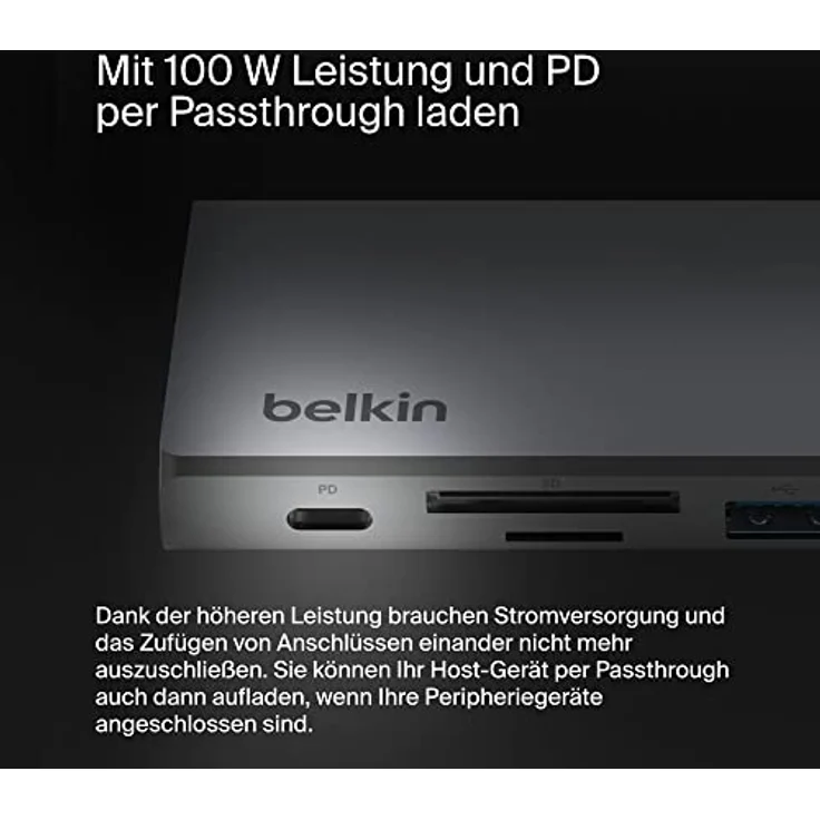 Belkin Connect USB-C 6-in-1 Multiport-Hub (INC009BTSGY) – Bild 7