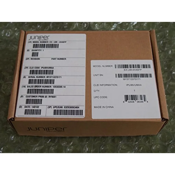 Juniper Networks Uplink Module - Erweiterungsmodul - Gigabit Ethernet / 10 Gigabit SFP+ x 4 - für EX Series EX4300-24P, EX4300-24T, EX4300-48P, EX4300-48T