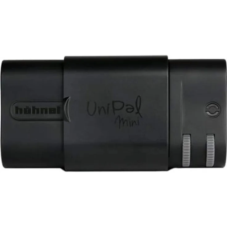 Hähnel UniPal Mini II, Universalladegerät für Kamera-Akkus mit individuellen Drehreglern, kompatibel mit verschiedenen Marken