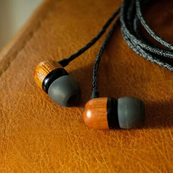 House of Marley Smile Jamaica In-Ear-Kopfhörer, USB-C, 9,2-mm-Treiber, integriertem Mikrofon, verwicklungsfreiem Kabel, schwarz – Bild 6