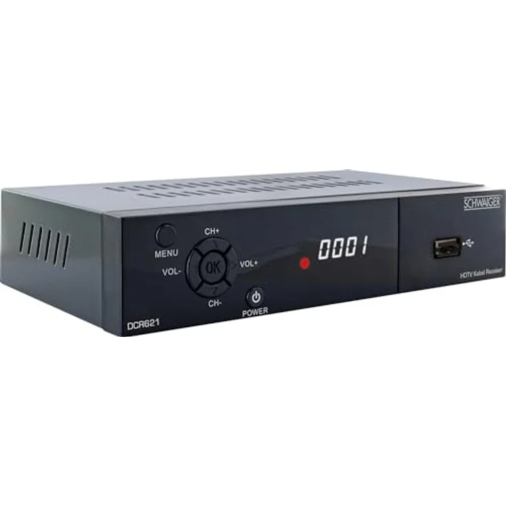 SCHWAIGER DCR621 Full HD Kabel-Receiver, DVB-C HD FTA – Bild 2
