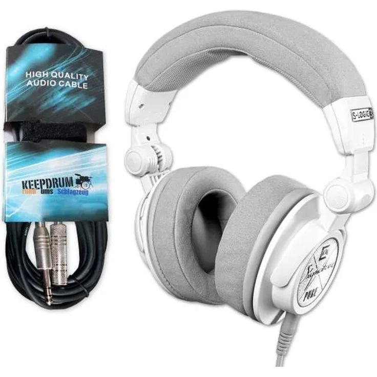 Ultrasone Kopfhörer Signature Pure Weiss, kabelgebundene Kopfhörer mit passiver Geräuschunterdrückung, Weiss