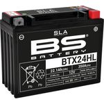 BS Battery BTX24HL/B50-N18L-A/A2/A3, Wartungsfreie SLA Batterie, werkseitig aktiviert, 12V, 21Ah, hohe Vibrationsbeständigkeit, versiegelt