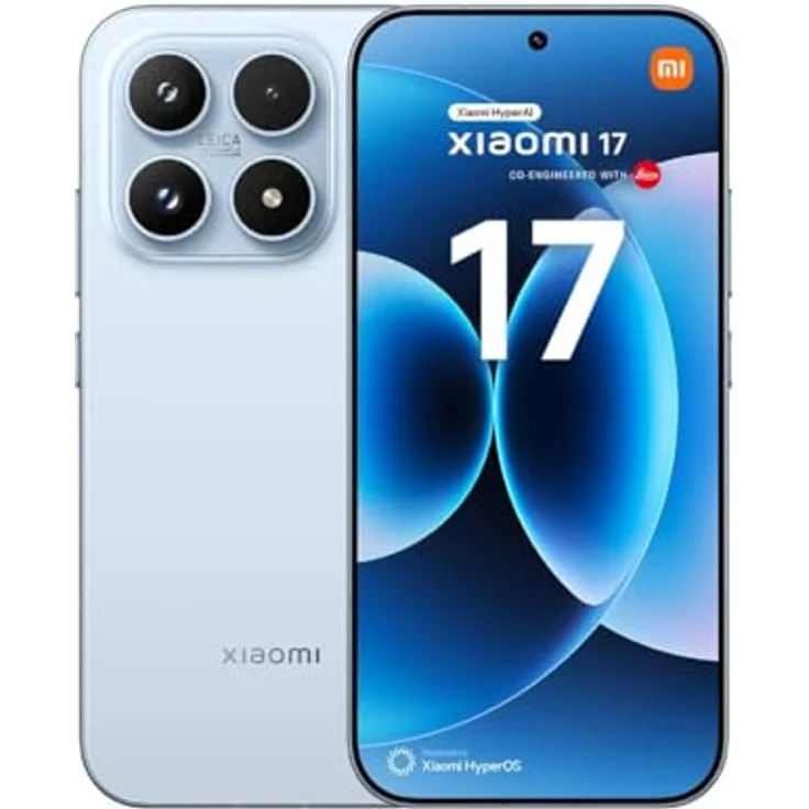 Xiaomi 17 256GB Blau, (256 GB, Blau, Blue, Ice Blue, 6.35", Dual SIM, 5G), Smartphone, Blau – Bild 1