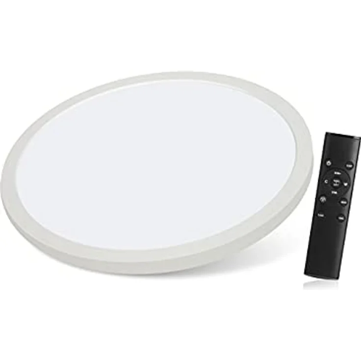 Northpoint LED Panel Deckenleuchte Wandleuchte 40cm Ø mit RGB Backlight, 24W Warmweiß/Kaltweiß, Mood RGB Fernbedienung – Bild 3