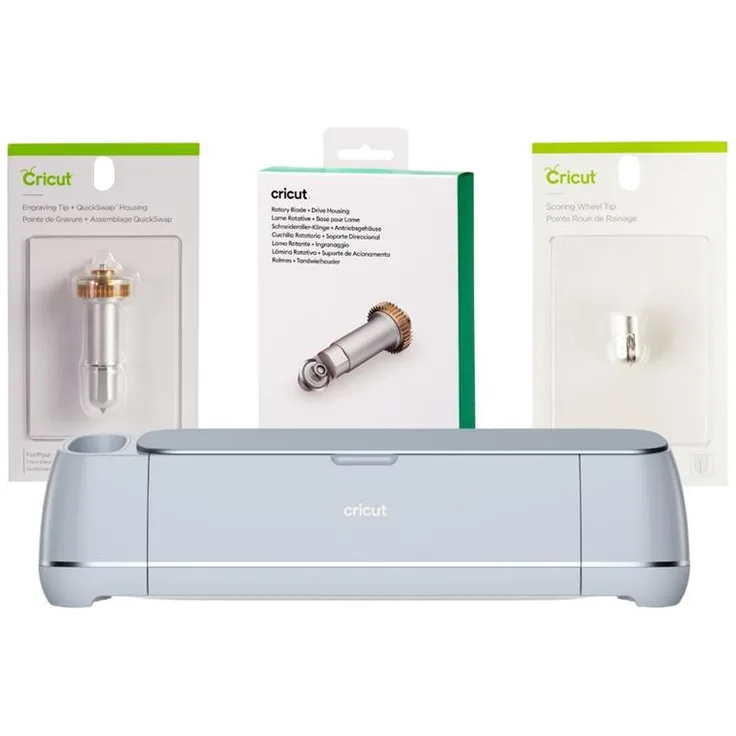 Cricut Maker 3, Smart Schneideplotter mit Essential Tools Bundle, Limited Edition, bis zu 3,6 m Schnittlänge, vielseitig für über 300 Materialien