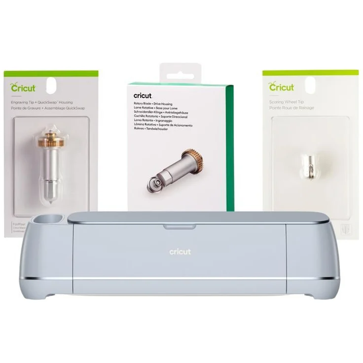 Cricut Maker 3, Smart Schneideplotter mit Essential Tools Bundle, Limited Edition, bis zu 3,6 m Schnittlänge, vielseitig für über 300 Materialien