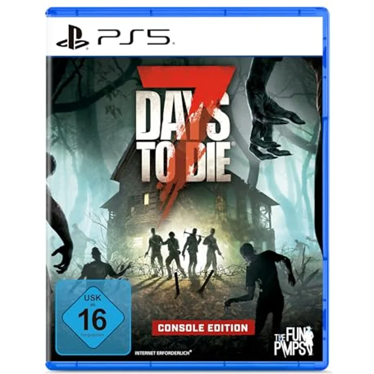 The FunPimps 7 Days to Die - Console Edition - PS5, physische Edition mit Samurai-Skins, riesige und zerstörbare Welten, Survival und Bau-Features – Bild 1