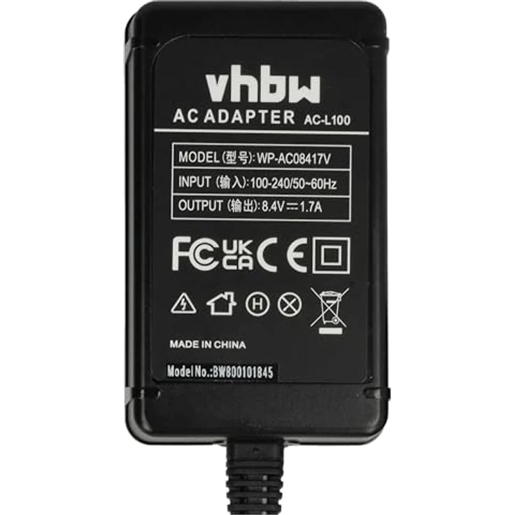 vhbw KAMERA-NETZTEIL LADEGERÄT passend für SONY Handycam CCD-TRV218E, CCD-TRV228E etc. ersetzt AC-L10, AC-L10A, AC-L10B, AC-L15, AC-L15A, AC-L15B – Bild 6
