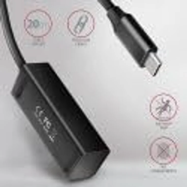 AXAGON HUE-M1C Superspeed USB-C Mini Hub, 4x USB 3.0 - 20cm, schwarz, Kompakter USB 3.0 Hub mit USB-C-Stecker, Datenübertragung bis zu 5 Gb/s – Bild 5