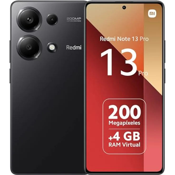 Xiaomi Redmi Note 13 Pro 4G 256GB/8GB Ram, midnight-black – Bild 1