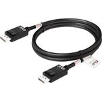 Club3D CAC-1091 DisplayPort™ 2.1 Bi-Direktionales VESA DP80 zertifiziertes Kabel 4K120Hz, 8K60Hz oder 10K30Hz St/St 1.2m