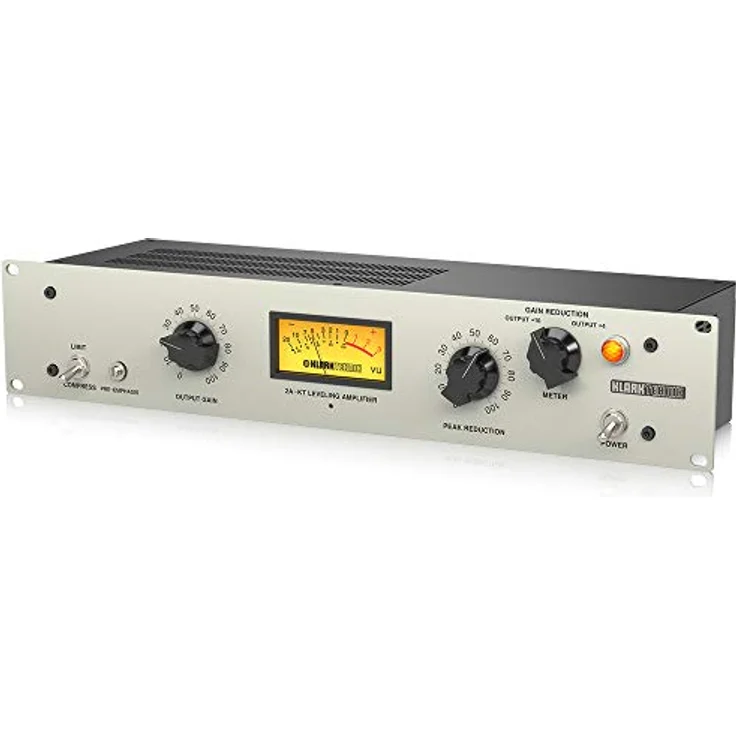 Klark Teknik 2A-KT Classic Leveling Amplifier mit Vakuumröhren, optischem Attenuator und Midas-Transformatoren, Frequenzgang 10 Hz - 20 kHz – Bild 3