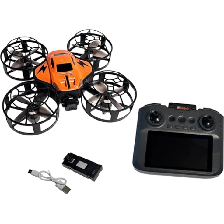 DF Models SkyWatcher Surrender FPV, Kameradrohne mit HD-Kamera und Monitor, Flugzeit bis 10 Minuten, Brushless Motoren – Bild 2
