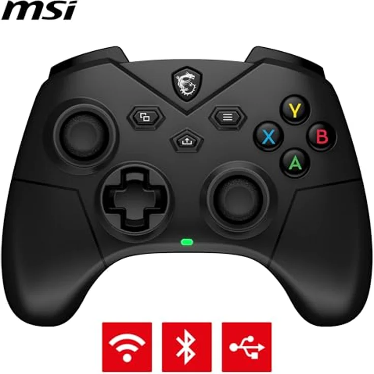 MSI FORCE GC300 WIRELESS Schwarz USB 2.0 Analog PC Gamepad, Gaming Controller mit kabelloser Verbindung – Bild 7