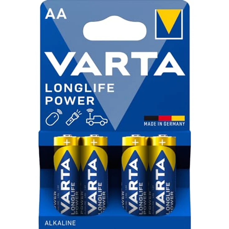 Varta High Energy Alkaline Batterie AA Mignon 4er Pack – Bild 3