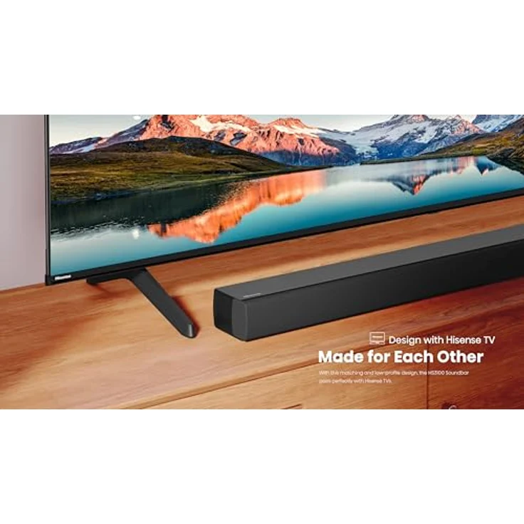 Hisense Soundbar HS3100 3.1 - 480W - Subwoofer, Schwarz - 3.1 Kanal, 480 W – Bild 12