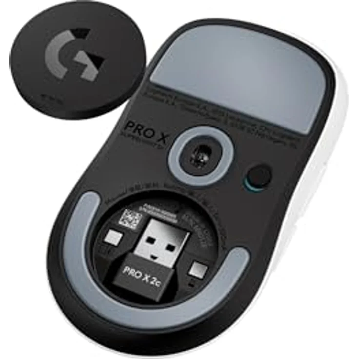 Logitech G PRO X Superlight 2c, Kabellose Gaming-Maus mit 44000 DPI, weis – Bild 6