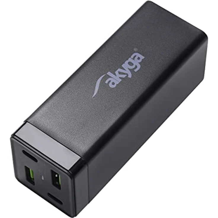 Akyga USB Power Adapter Charge Brick AK-CH-17 65W 2X USB-A + 2X USB-C QC4+ PD 5-20V / 1.5-3.25A, Handy-Ladegerät mit Quick Charge 4+ und Power Delivery 3.0 – Bild 1