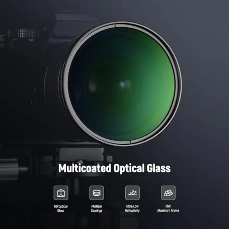 NEEWER 49mm CPL Filter, Zirkularer Polarisationsfilter aus HD Optik mit mehrfacher Nanobeschichtung, inkl. Objektivdeckel und Reinigungstuch – Bild 5